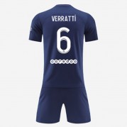 Paris Saint Germain PSG Barn 2022-23 Draktsett fotball Marco Verratti 6 Hjemmedrakter Kortermet..